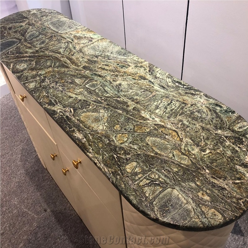 Luxury Decorative Persian Green Marble Big Slab