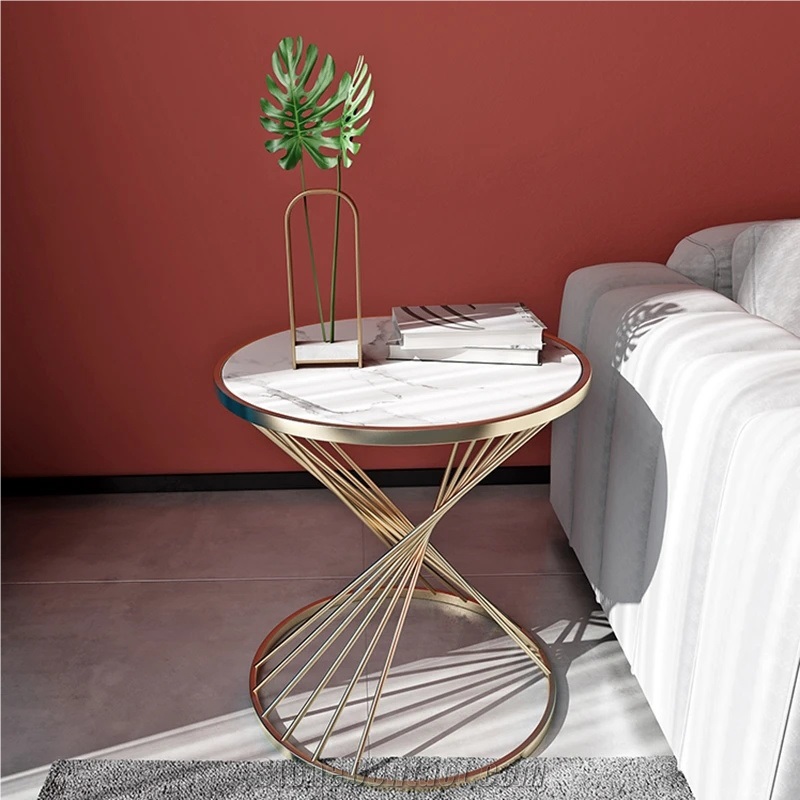 Modern Design Luxury Natural Marble Round Coffee Table