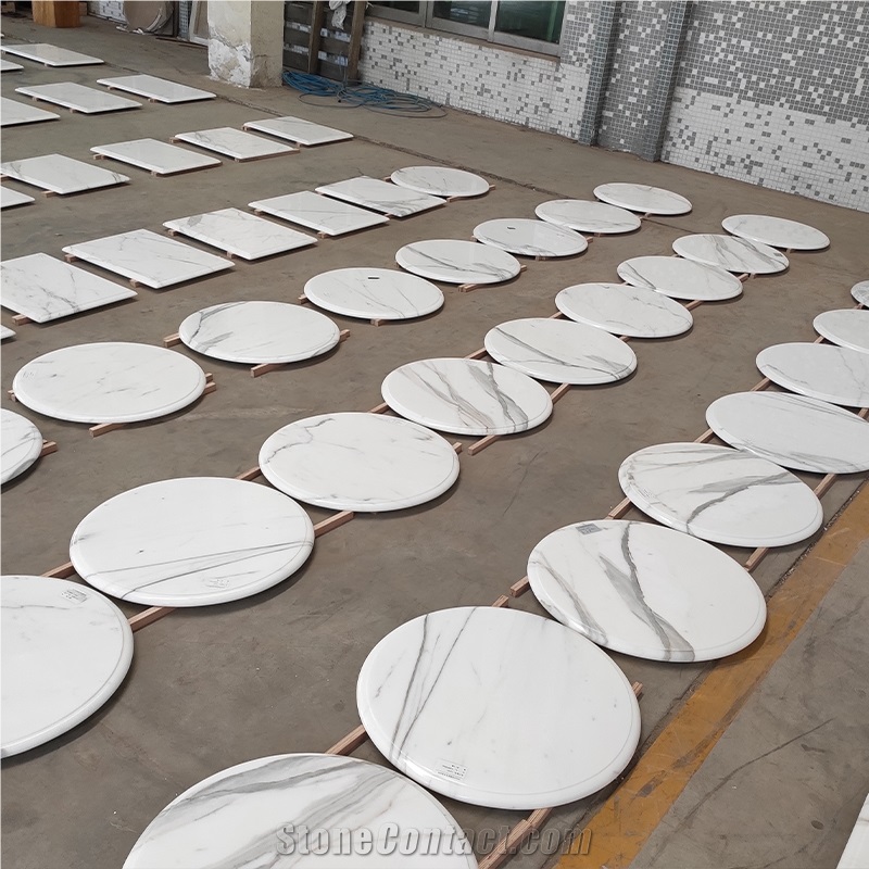Modern Design Luxury Natural Marble Round Coffee Table