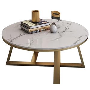 Natural Marble Modern Coffee Table For Home Hotel Restaurant