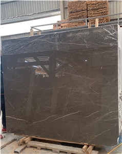 Ornament Golden Brown Marble Big Slab