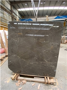 Ornament Golden Brown Marble Big Slab