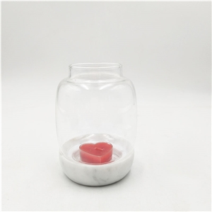 Carrara White Marble Candle Holder Home Desgin