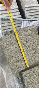 Dark Green Granite Stone Pavers, Bush Hammered Paving Stone