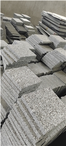 Dark Green Granite Stone Pavers, Bush Hammered Paving Stone