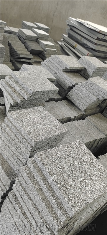 Dark Grey G654 Granite Paver Stone Black Cobblestone Paving