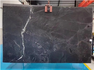 Negresco Solid Quartzite Surface Black Kitchen Countertop