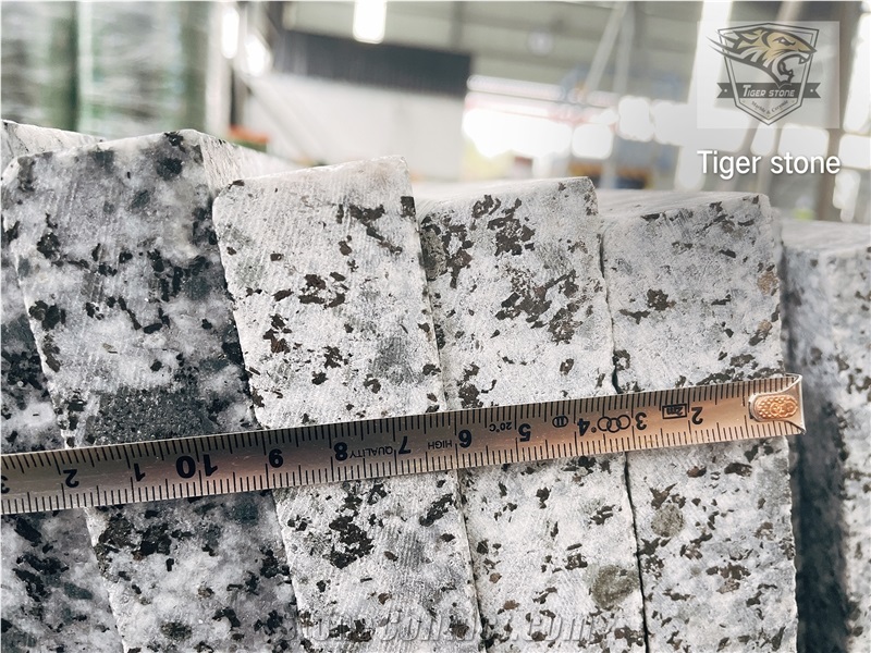 G654 Sesame Black Granite Steps