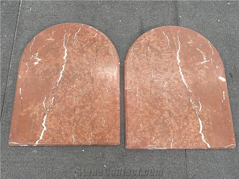 Alicante Rosso Marble Composite Honeycomb Backed Coffee Tabletops