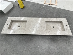 Carso Grey Marble Composite Sink Kitchen Wash Bowls