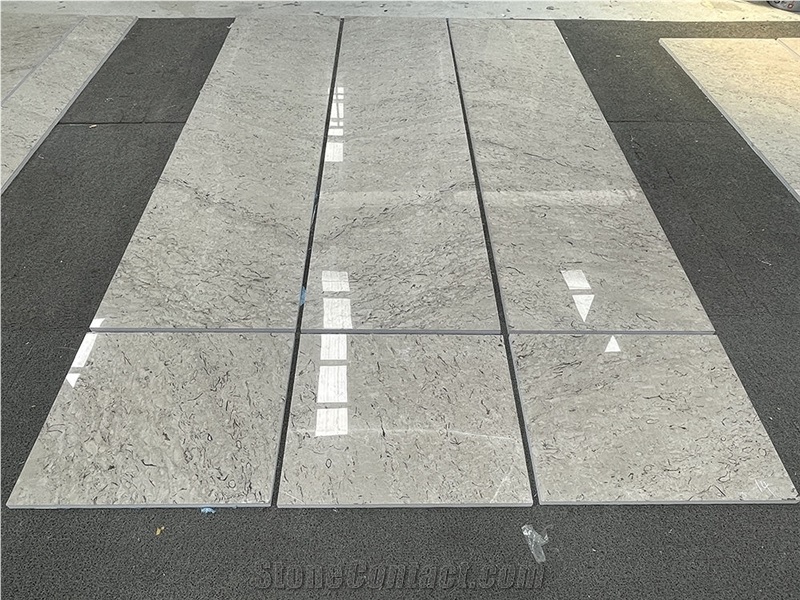 Carso Grey Marble Laminated Aluminum PVC Compoaite Panel