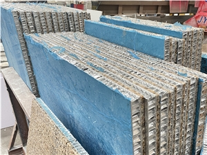 Golden Sesame Granite Veneer Aluminum Honeycomb Panel