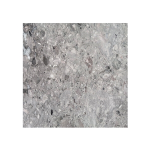 Grey Terrazzo Slab And Floor Tile Interior Wall
