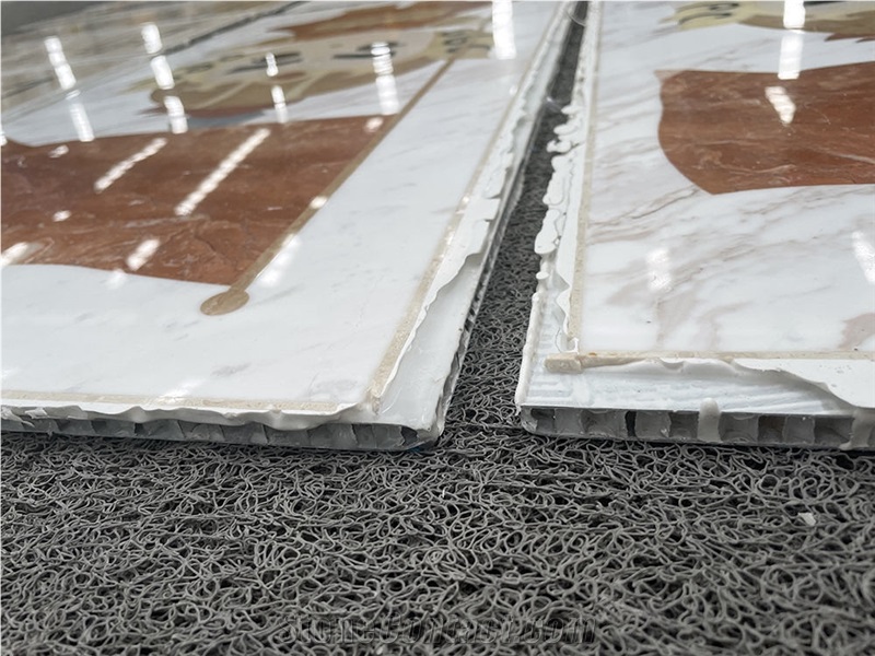 Lightweight Waterjet Design Various Marble Medallions Wall