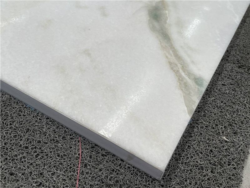 Panda White Marble Laminated Composite Panel For Wall/Floor