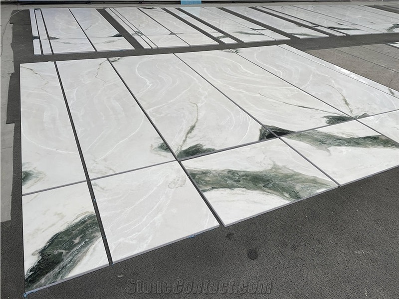 Panda White Marble Laminated Composite Panel For Wall/Floor