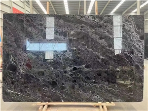 Black Emperador Marble Polish Slab With Good Quality