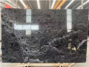 Black Emperador Marble Polish Slab With Good Quality