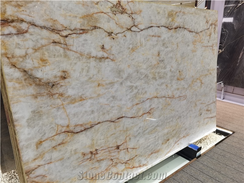 Brazil High Quality Fjord Quartzite Polish Slab Wall
