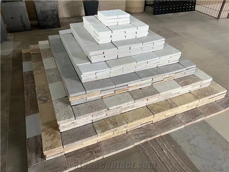 China Beige Limestone Tile Tumbled With Good Price