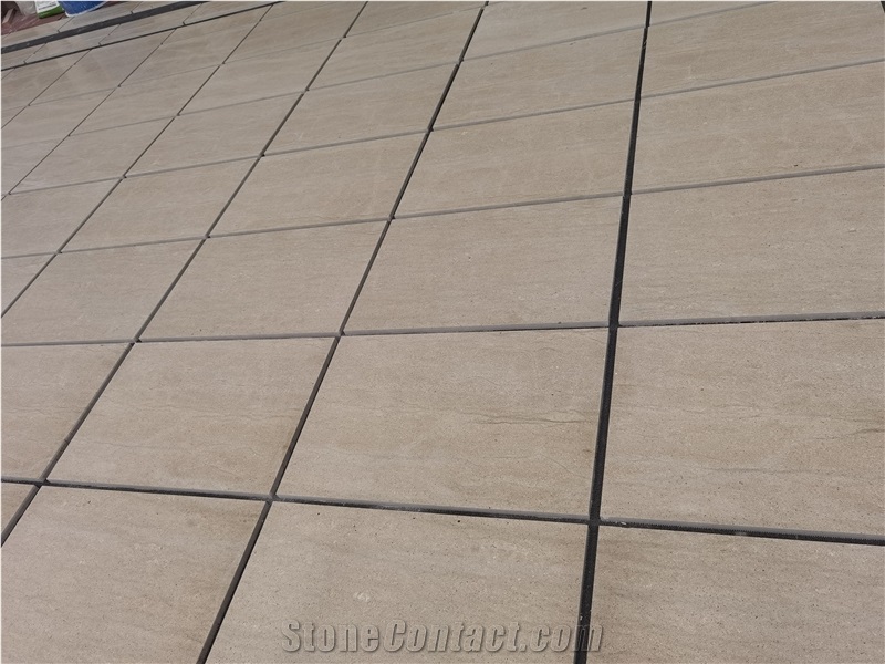 Gold Moca Beige Limestone Slab Honed Cheap Price