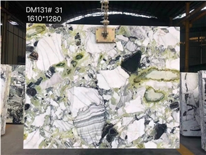 Ice Connect Marble, Cold Jade Marble, China Calacatta Verde