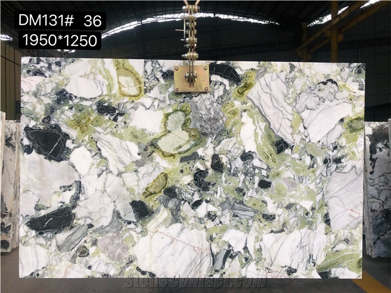 Ice Connect Marble, Cold Jade Marble, China Calacatta Verde
