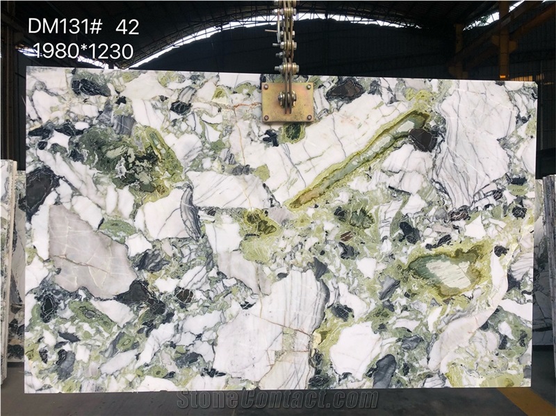 Ice Connect Marble, Cold Jade Marble, China Calacatta Verde