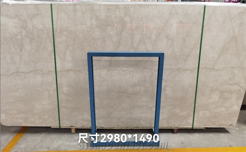 Italy Cream Marble Botticino Classic Polish Large Slab
