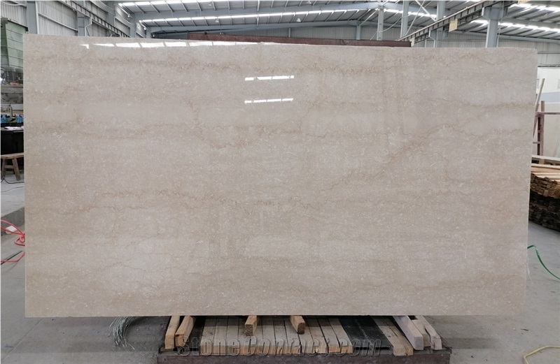 Italy Cream Marble Botticino Classic Polish Large Slab