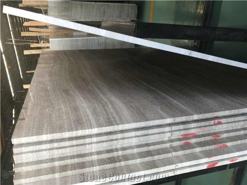 Silk Georgette Wood Vein Marble