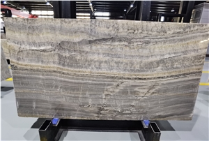 Turkey Good Quality Grey Onyx Slab Polish