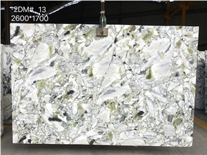 White Beauty Lux Cold Jade,Ice Green Colorful Jade Primavera