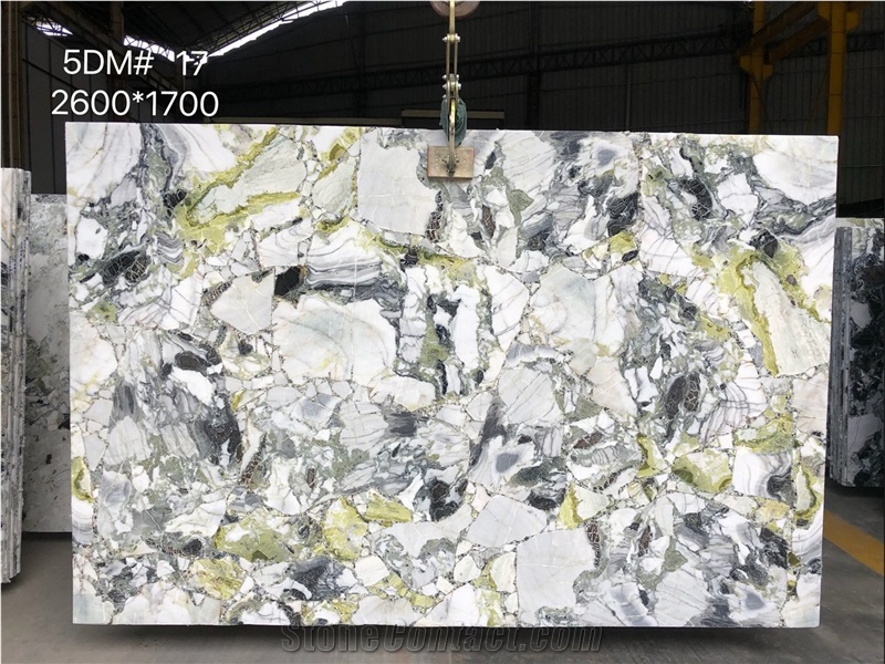 White Beauty Lux Cold Jade,Ice Green Colorful Jade Primavera