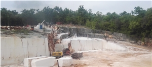 Marcana Istrian White Limestone Quarry