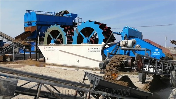 20TPH Sand Washing Machine- Linear-Motion Vibrating Screen
