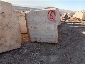 Beige Travertine Stone Blocks