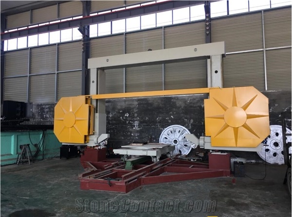 CNC Diamond Wire Stone Saw Machine For Cutting Marble And Granite