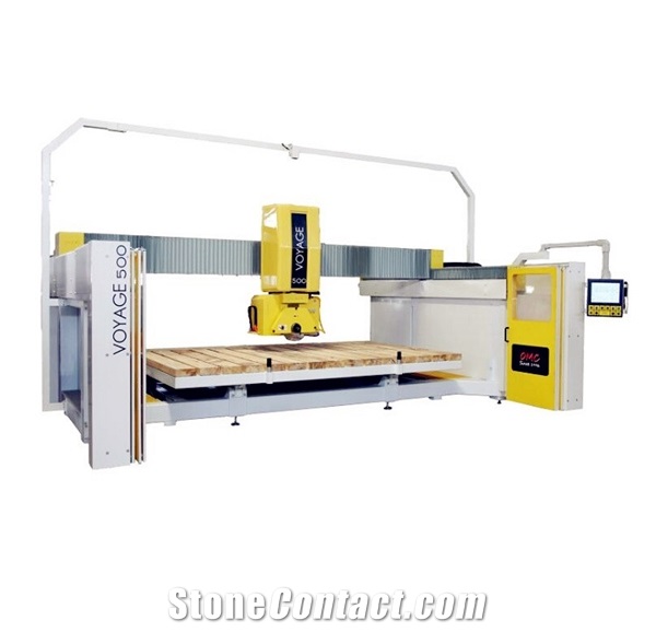 VOYAGE500 5 Axis Granite Stone CNC Milling Cutting Bridge Saw Machine