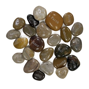 Engraved Pebble Printing Letter Pebbles