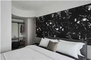 Black Artificial Marble Slabs