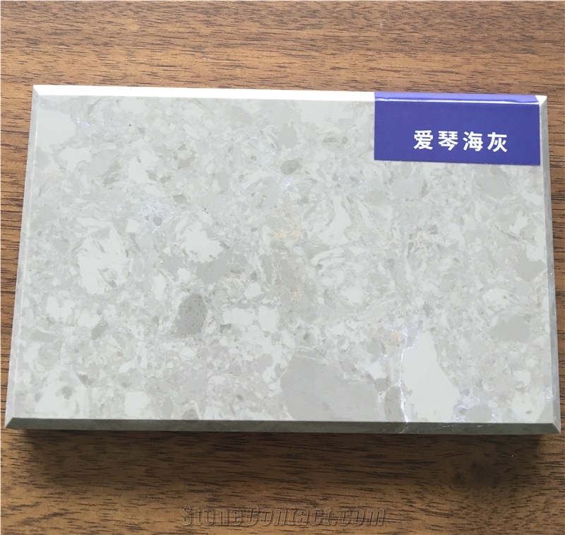 Grey Big Slab Cut To Size Artificial Marble