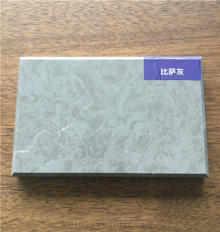 Grey New Design Slab Artificial Marble