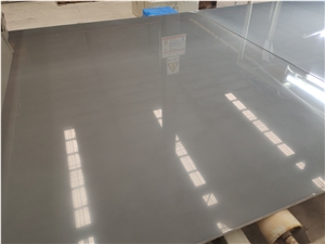 New Pure Color Gray Shower Wallboard Artificial Marble