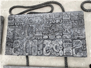 Black Limestone For Reliefs, Etching