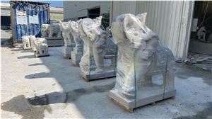 Animal Elephant Stone Sculpture Granite Garden Statue