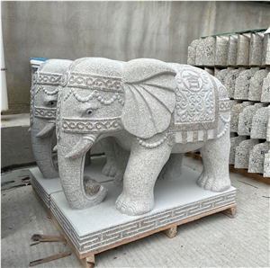 Granite Garden Animal Sculpture