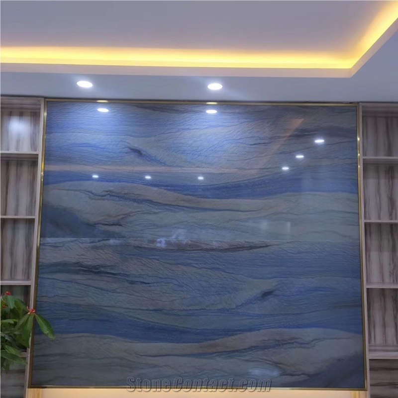 Factory Direct Luxury Azul Macaubas Quartzite