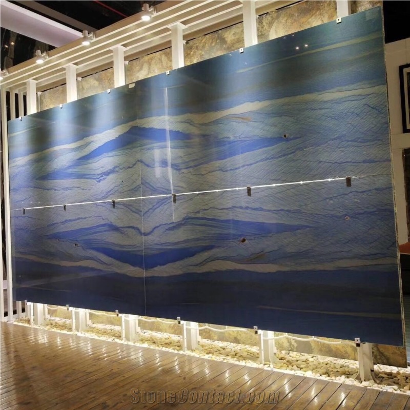 Factory Direct Luxury Azul Macaubas Quartzite