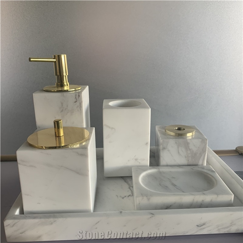Luxury Design Marble Bathroom Accessories For Hotel And Home